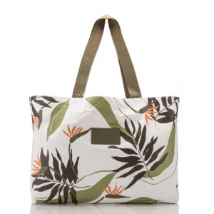 Lightweight Waterproof Tote Bag Zipper Tyvek Dupont Materials Print