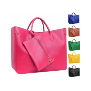Newest Spring Women Handbags Casual Mommy Shopping Beach Bag Environment-friendly Leather Pu Multi- Purse Tote