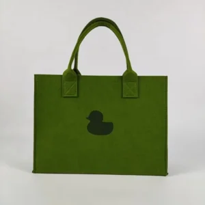 Customizable Medium Felt Tote Bag