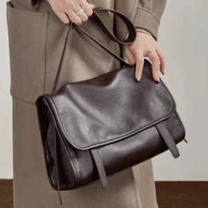Bolsos Sac Main Pour Femmes Retro Genuine Leather Bag for Women Large Capacity Shoulder Messenger Urban Life and Work
