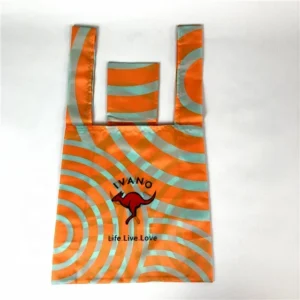 Nylon Foldable Shopper Bag with Pouch