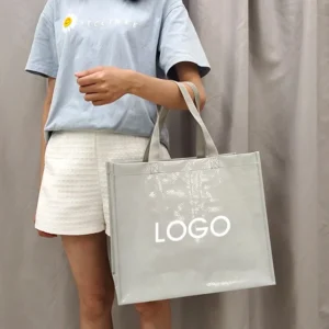 Eco-friendly Reusable Shopping Tote Laminated Recycled Pp Woven Promotional Packaging Grocery Bag