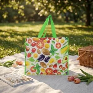 Pattern Eco-friendly Woven Tote Bag