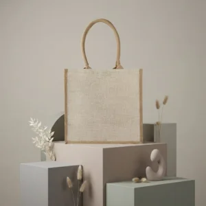 Durable Medium Jute Reusable Shopping Bag