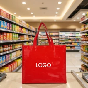 Customizable Eco-friendly Woven Shopping Bag