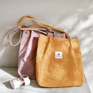 Customizable Canvas Shoulder Bag